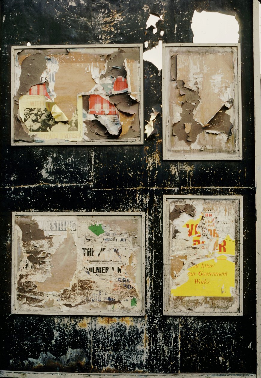 Advertisement Boards, Camden Town, 1967 by Unbekannt Unbekannt