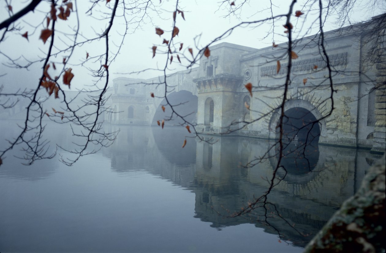 Bridge Over the Lake, Blenheim Palace, Oxfordshire by Unbekannt Unbekannt