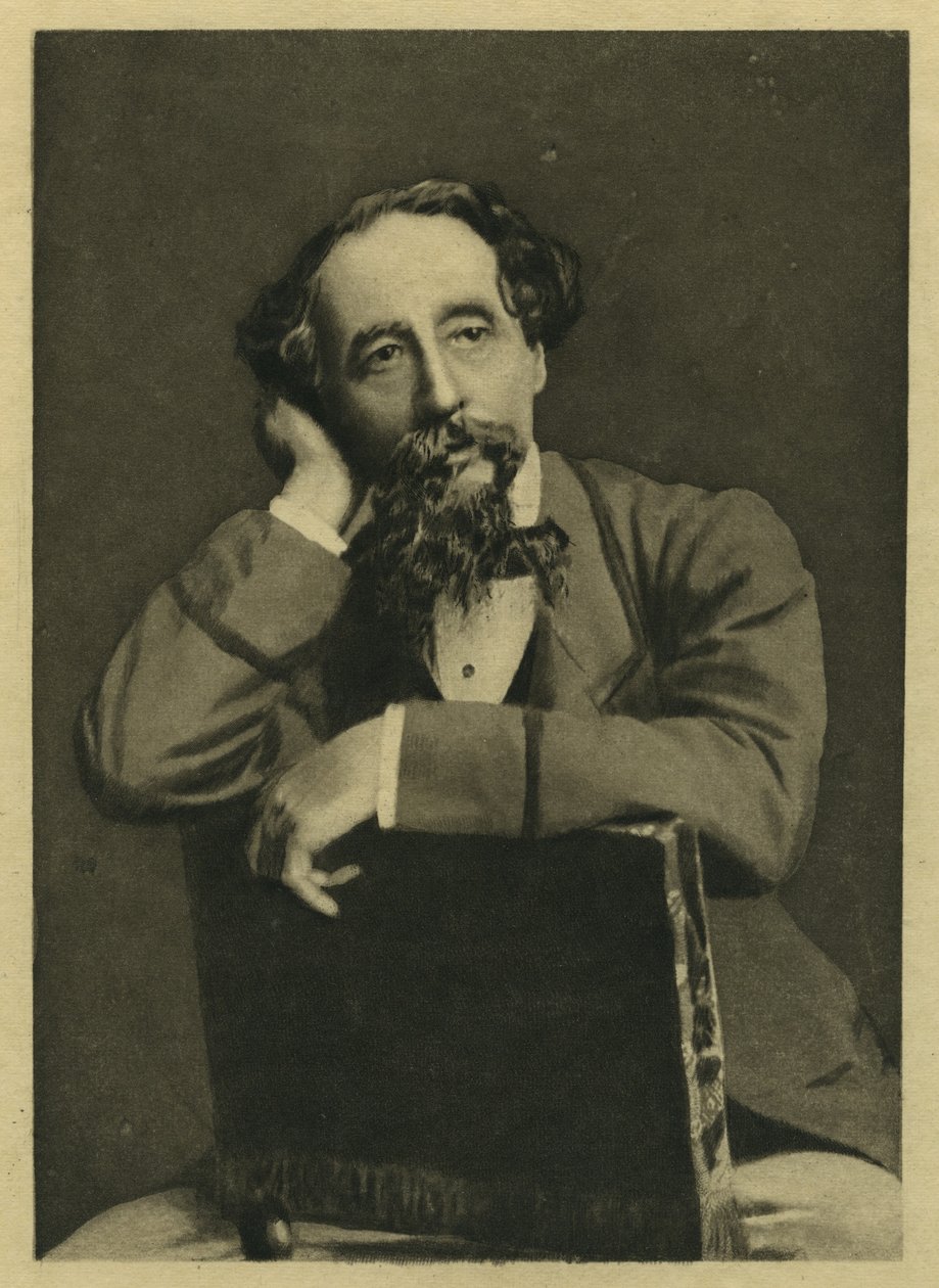 Charles Dickens, Portrait after Photograph by Herbert Watkins by Unbekannt Unbekannt