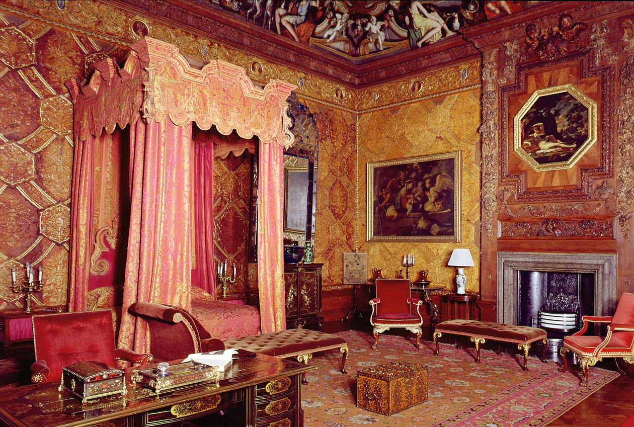 Chatsworth House, State Bedroom by Unbekannt Unbekannt