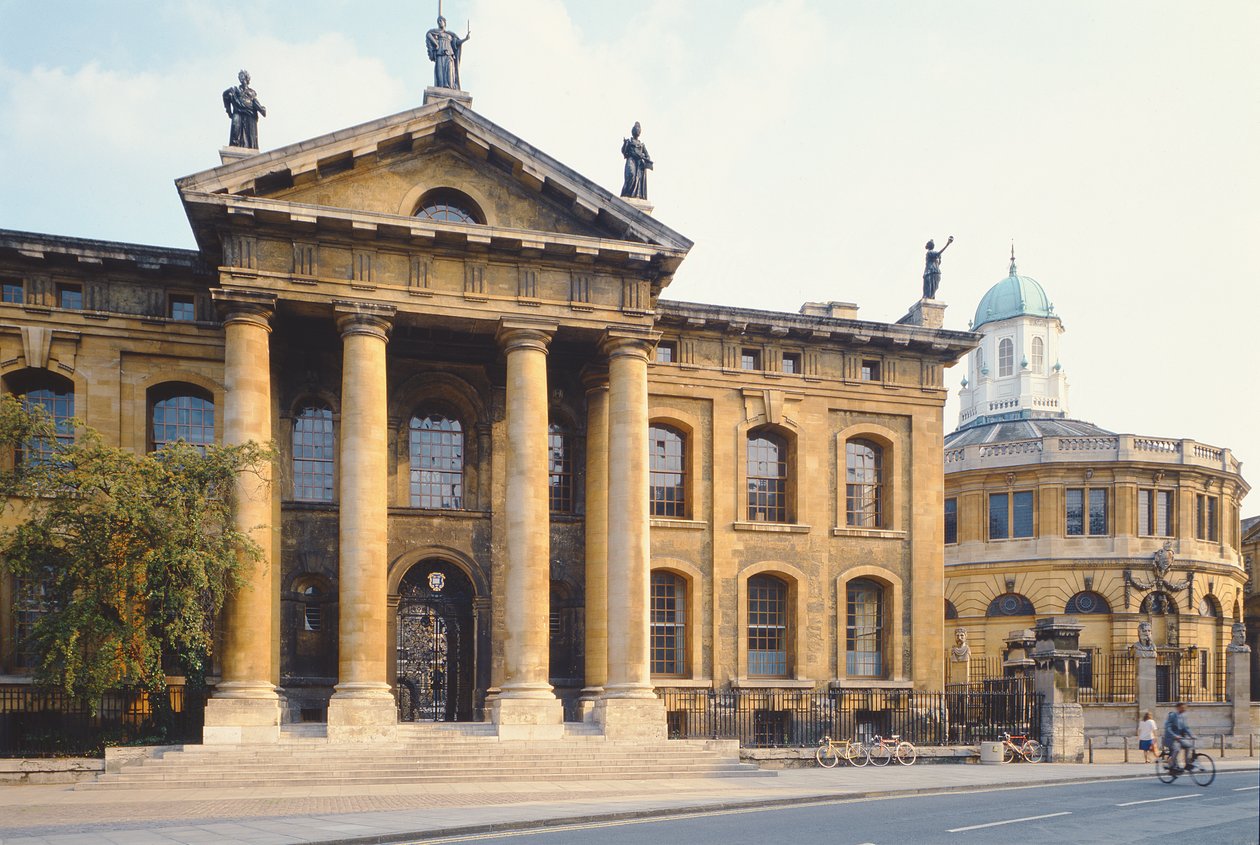 Clarendon Building, Oxford, built 1713 by Unbekannt Unbekannt