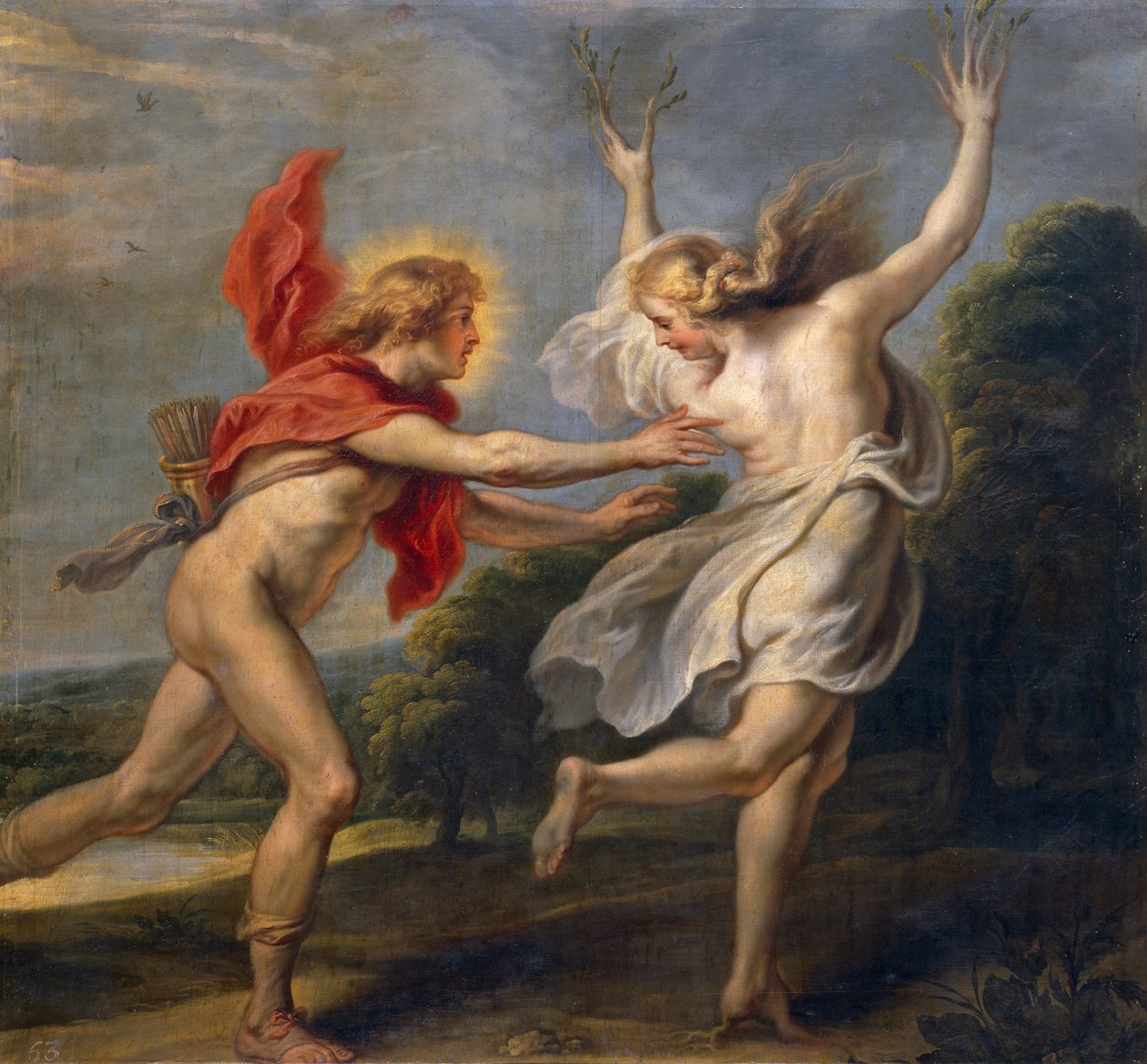 Daphne and Apollo by Unbekannt Unbekannt