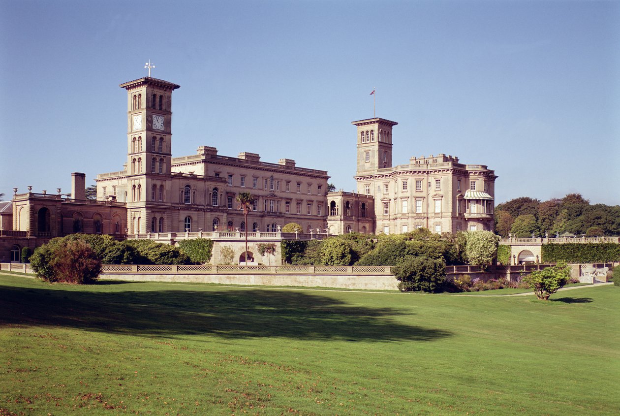 Exterior view, Osborne House, Isle of Wight by Unbekannt Unbekannt