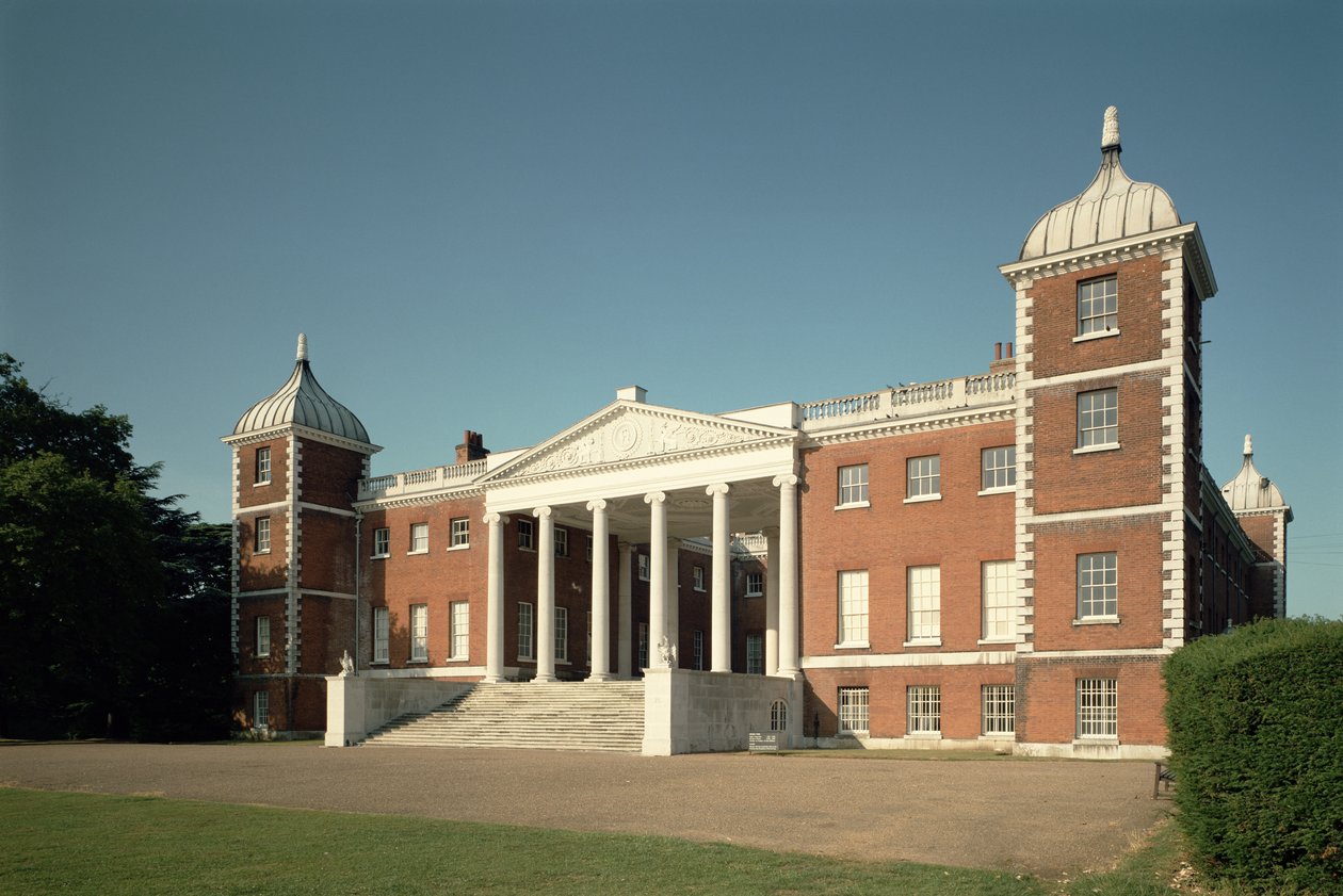 Exterior view of the east side, Osterley Park, Middlesex by Unbekannt Unbekannt