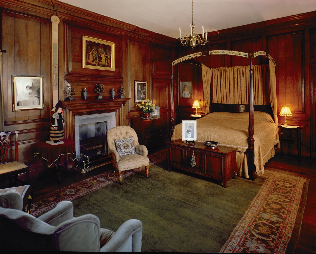 Hoghton Tower, Lancashire: Buckingham Room, late 17th century by Unbekannt Unbekannt