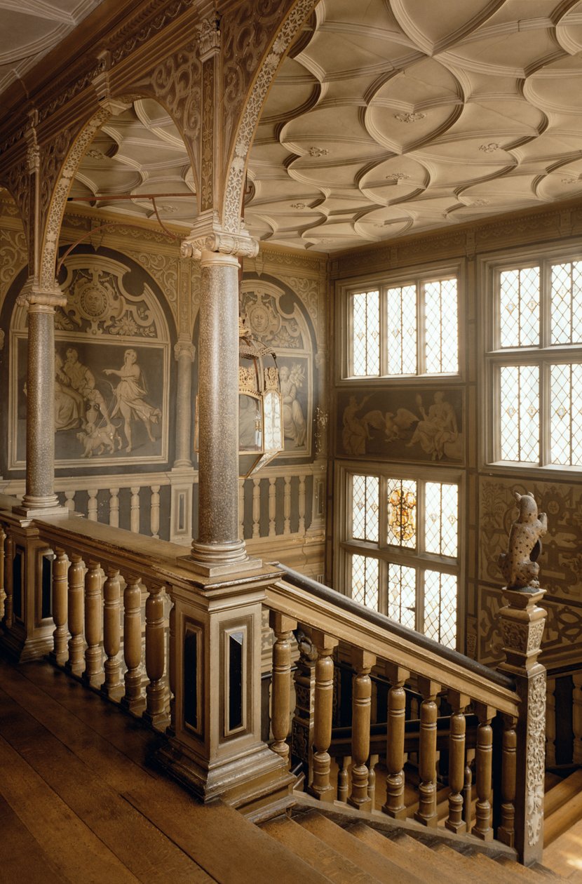 Knole House c.1610, The Staircase, Sevenoaks, Kent, UK by Unbekannt Unbekannt