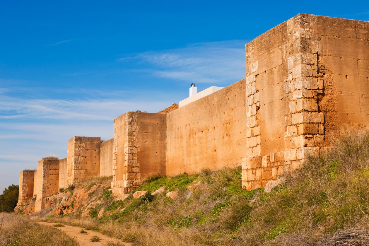 Niebla, Huelva Province, Andalusia, southern Spain. Walls surrounding the town. by Unbekannt Unbekannt