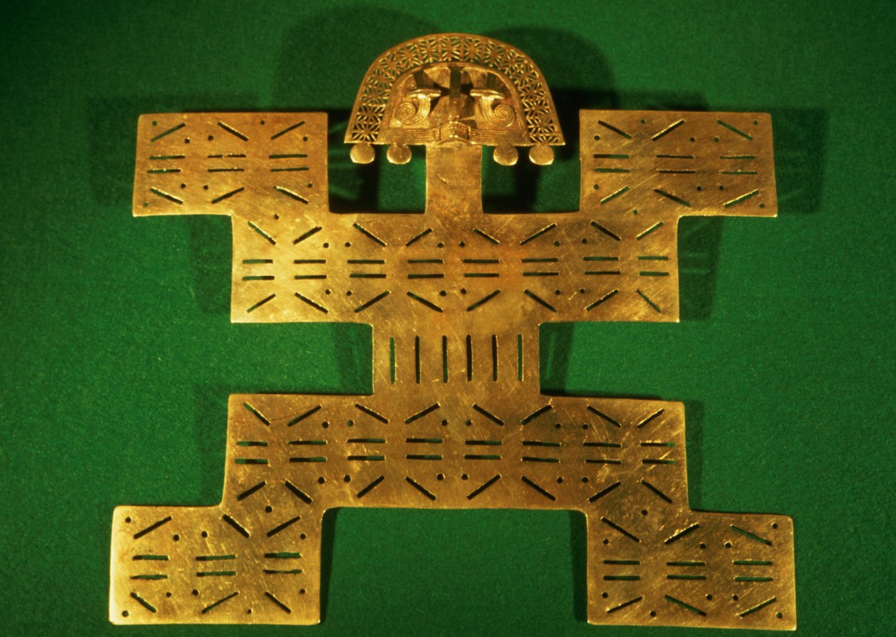 Pectoral ornament of the Tolima Region, Colombia, c.500-1500 AD by Unbekannt Unbekannt