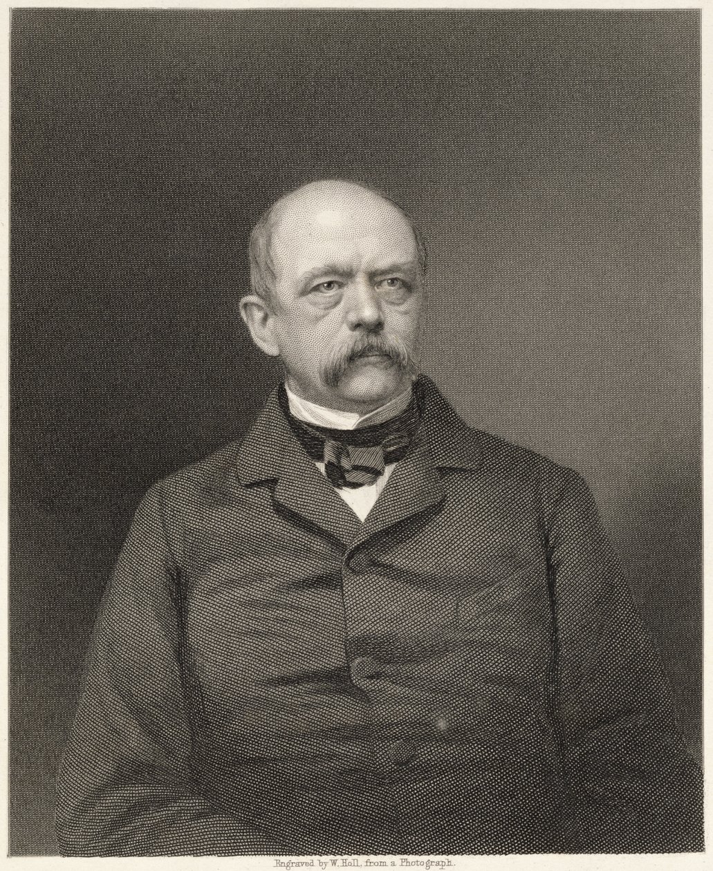 Portrait of Otto von Bismarck engraved by William Holl from a photograph, pub. by William Mackenzie by Unbekannt Unbekannt