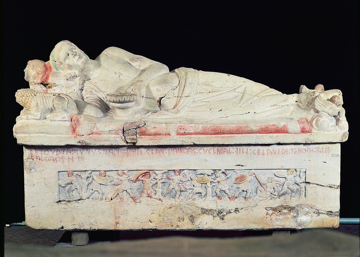 Sarcophagus, Etruscan by Unbekannt Unbekannt