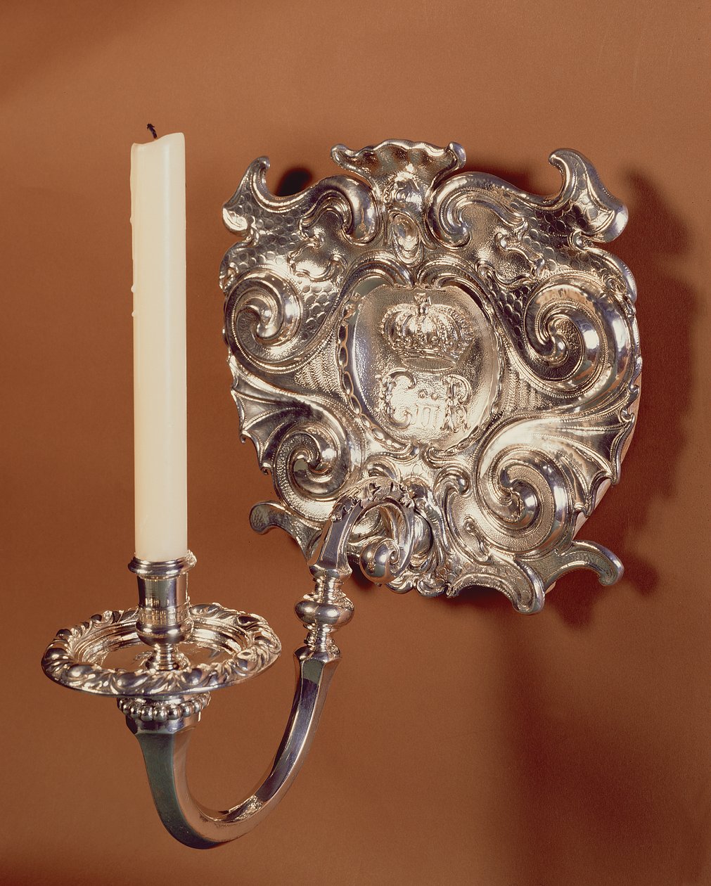 Sconce, single light, in Anglo-Dutch style of Restoration period, 1668-90 by Unbekannt Unbekannt