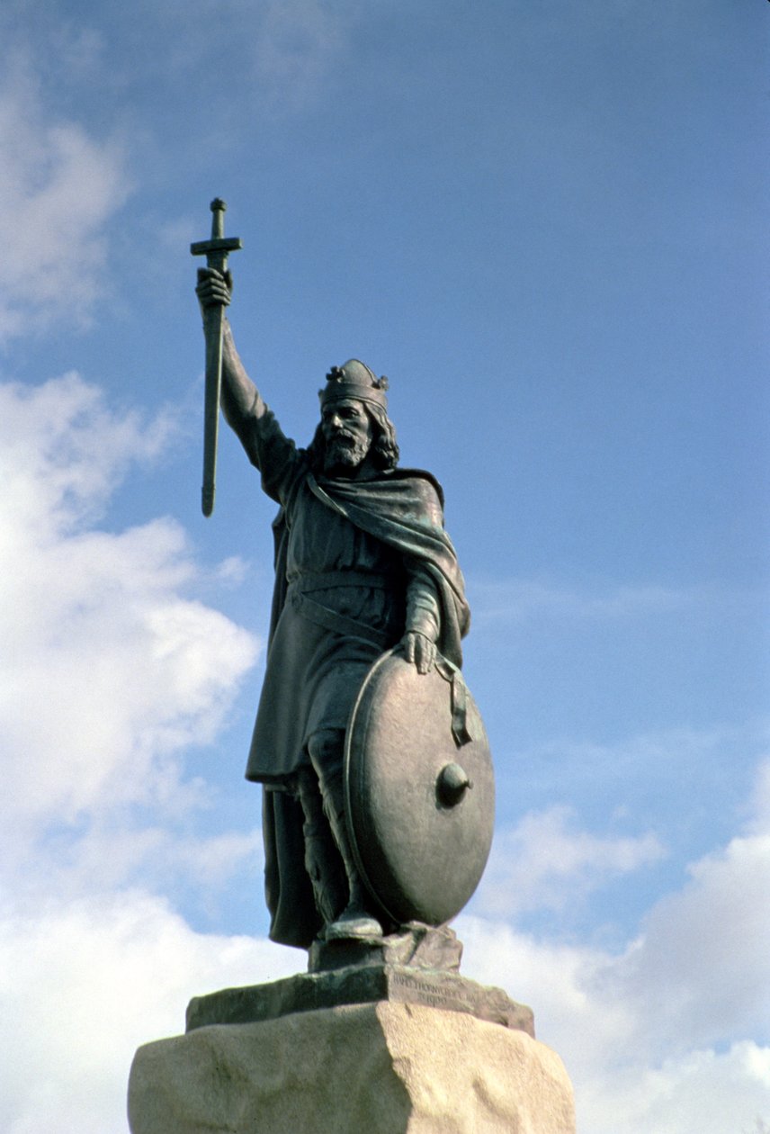 Statue of Alfred the Great (849-99) by Unbekannt Unbekannt