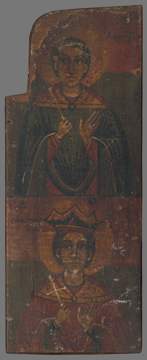 Saint Demetrius, Saint Catherine by Unbekannt Unbekannt