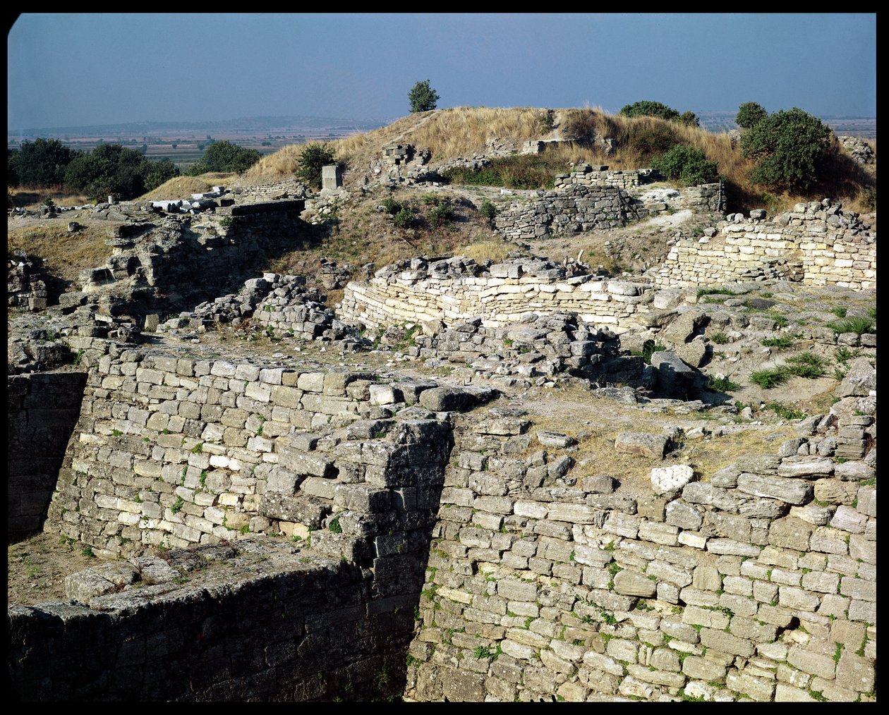 The Mound of Hissarlik, the Site of the Ancient City of Troy, 3000-1100 BC by Unbekannt Unbekannt