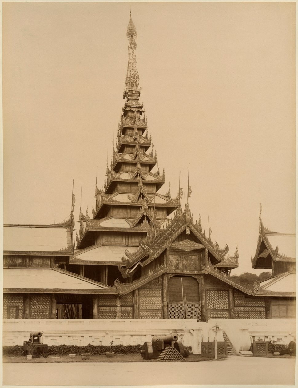 The Myei-nan or Main Audience Hall in the Palace of Mandalay, Burma by Unbekannt Unbekannt