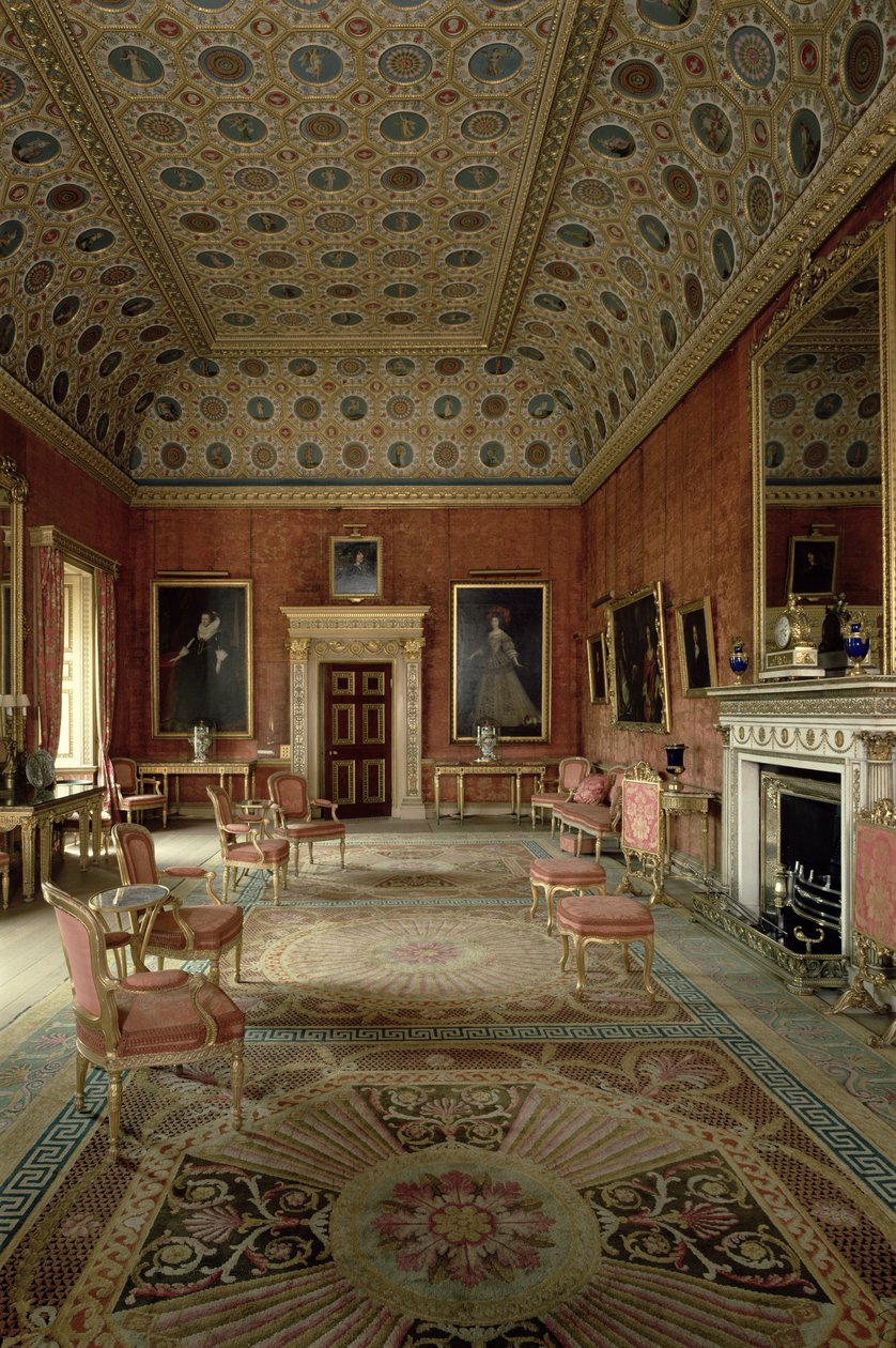 The Red Drawing Room, Syon House, Middlesex by Unbekannt Unbekannt
