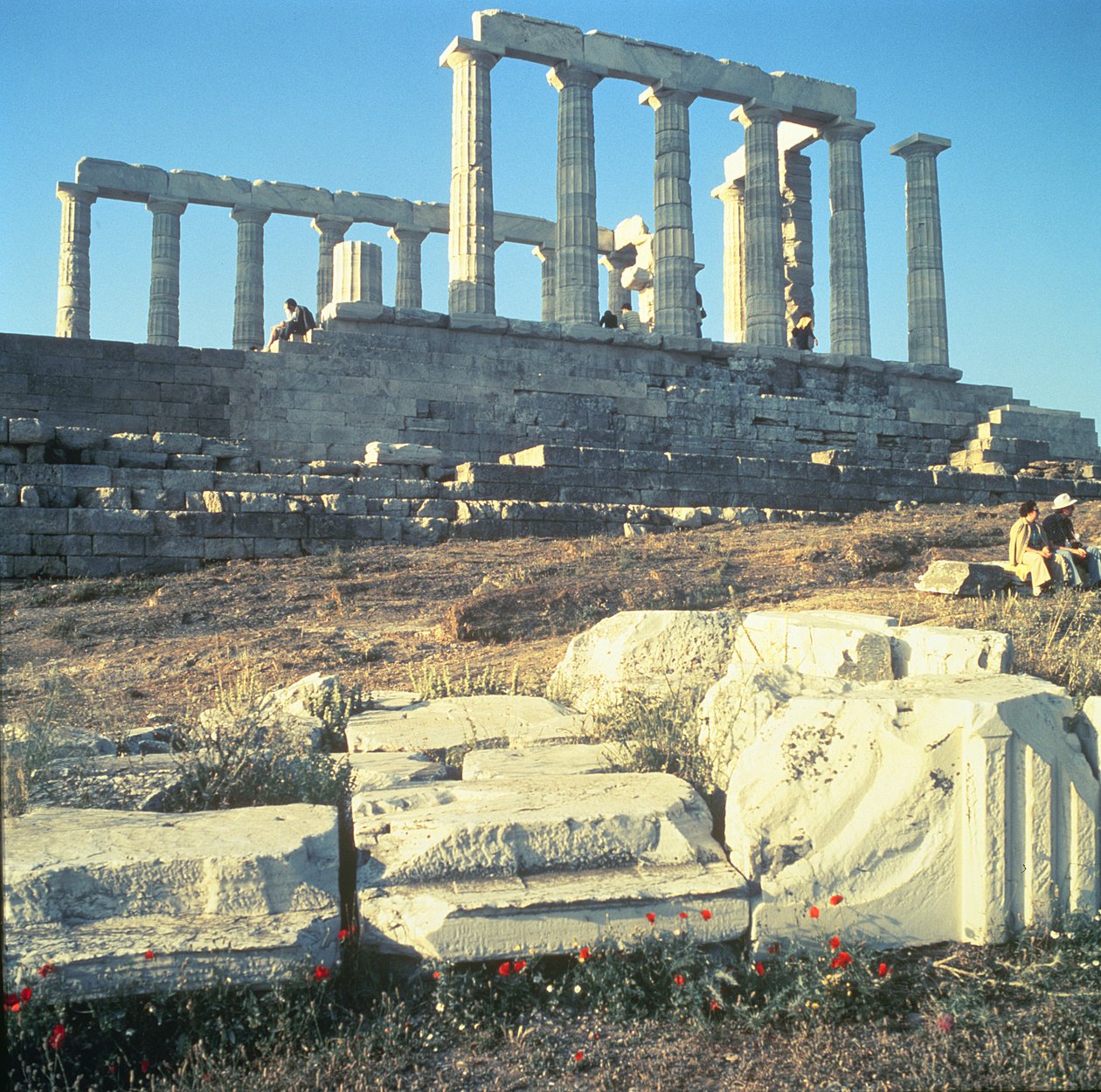 The Temple of Poseidon, c.430 BC by Unbekannt Unbekannt
