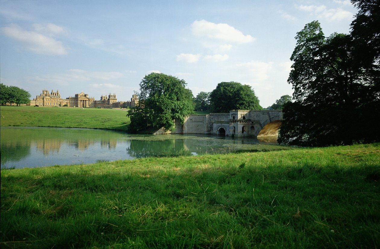 View from the Lake, Blenheim Palace, Oxfordshire by Unbekannt Unbekannt