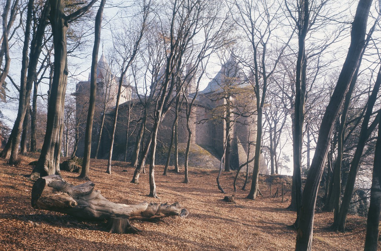 View of Castle Coch, South Wales, from the woods by Unbekannt Unbekannt