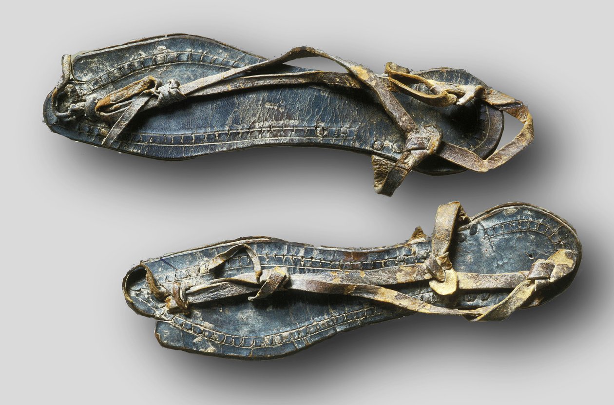 Pair of Sandals from Masada, Israel by Unbekannt Unbekannt