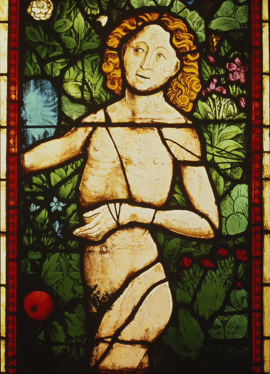 Adam in Paradise, 15th Century by Unbekannt Unbekannt