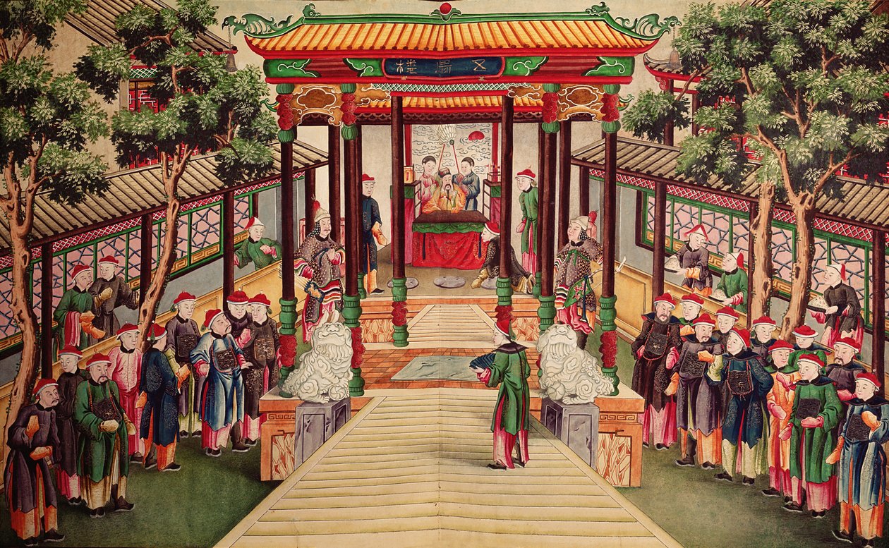 An Audience with the Emperor by Unbekannt Unbekannt