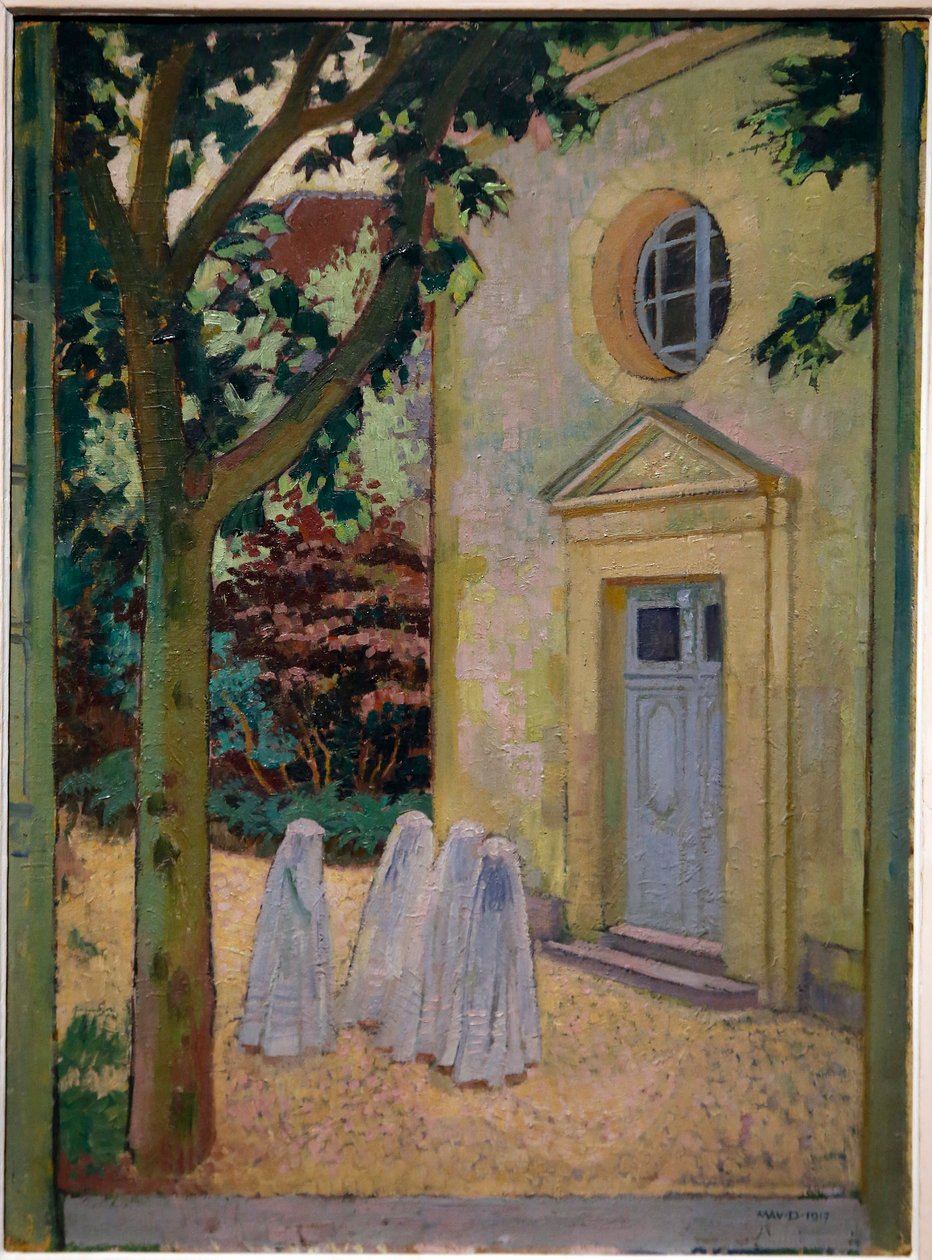 Maurice Denis museum, Saint Germain en Laye, France, Maurice Denis, Les communiantes devant la chapelle du prieure by Unbekannt Unbekannt