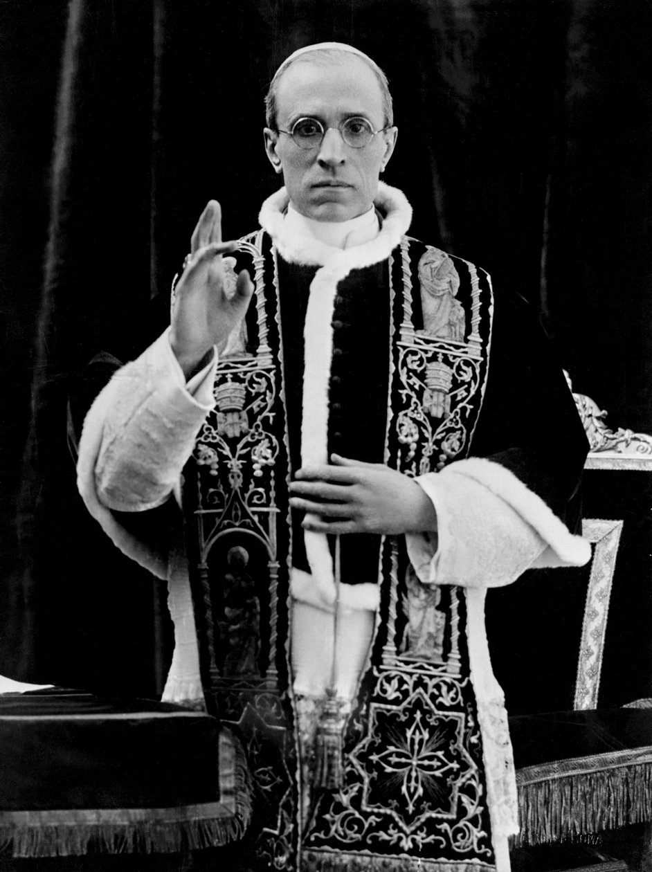 One of the First Pictures of Pope Pius XII after His Coronation, Rome, 1939 by Unbekannt Unbekannt