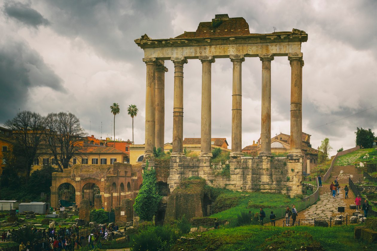Rome, Italy. The Roman Forum by Unbekannt Unbekannt