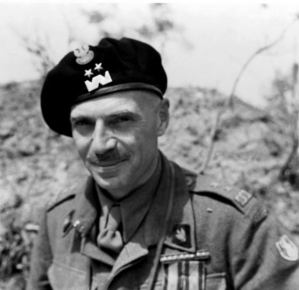 The Battle of Cassino: General Wladyslaw Anders, April 1944 by Unbekannt Unbekannt