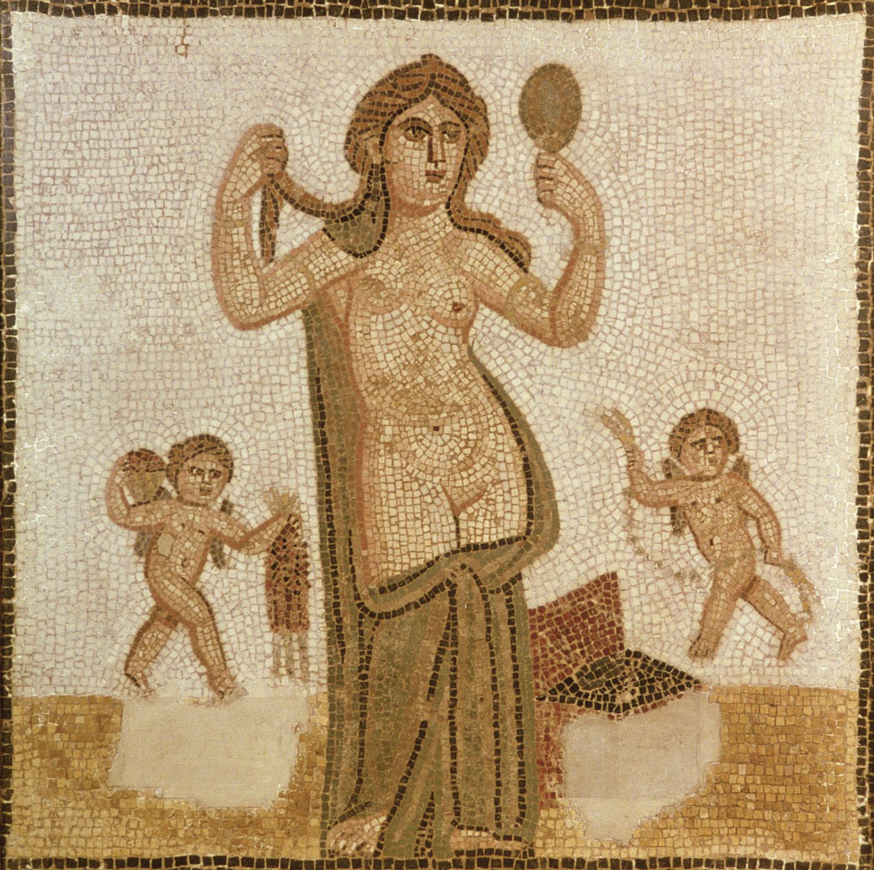 Venus at Her Toilet, from Thuburbo-Majus, Roman, 3rd Century AD by Unbekannt Unbekannt