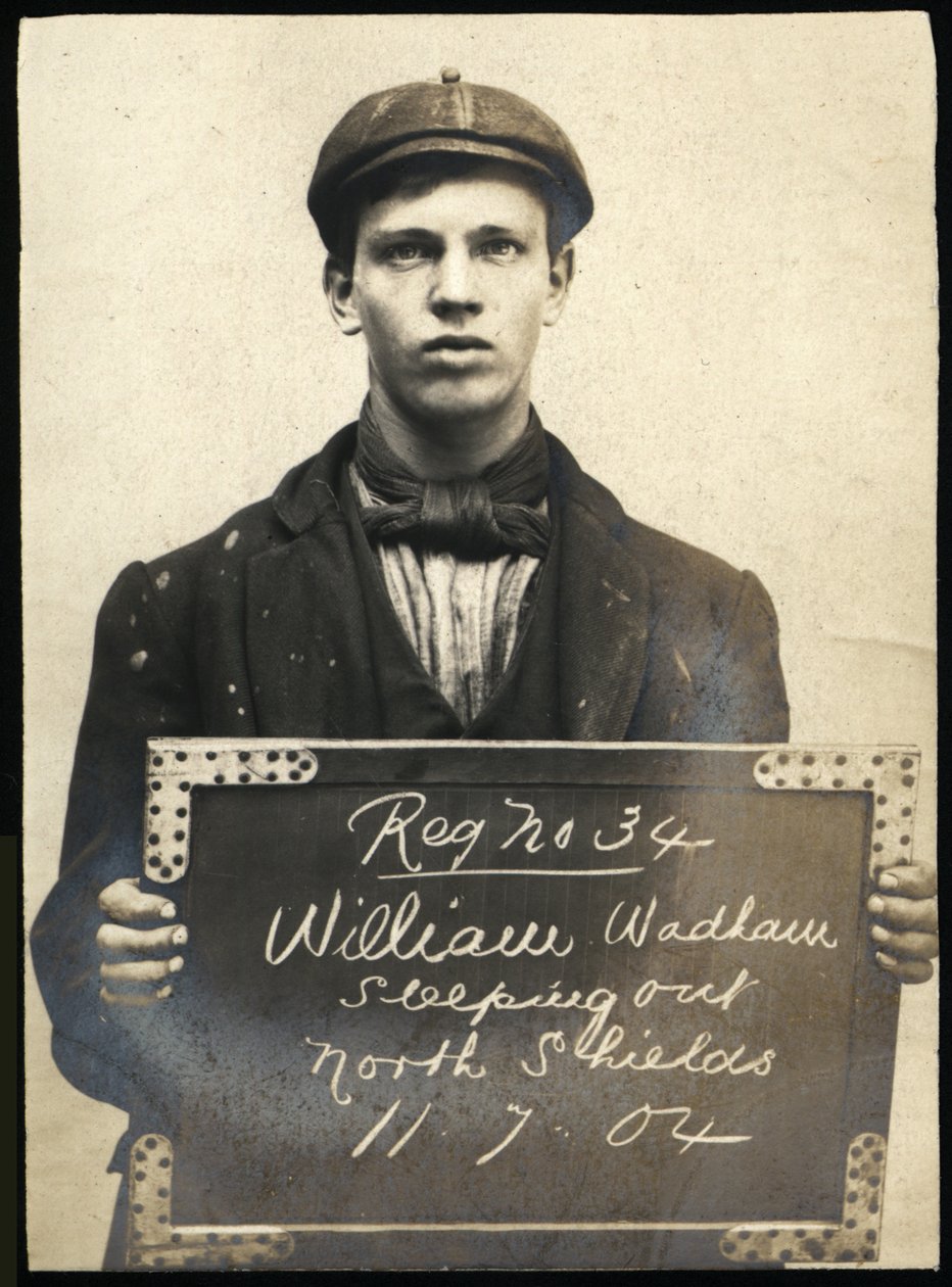 William Wadham, Arrested for Sleeping Rough, North Shields, UK by Unbekannt Unbekannt