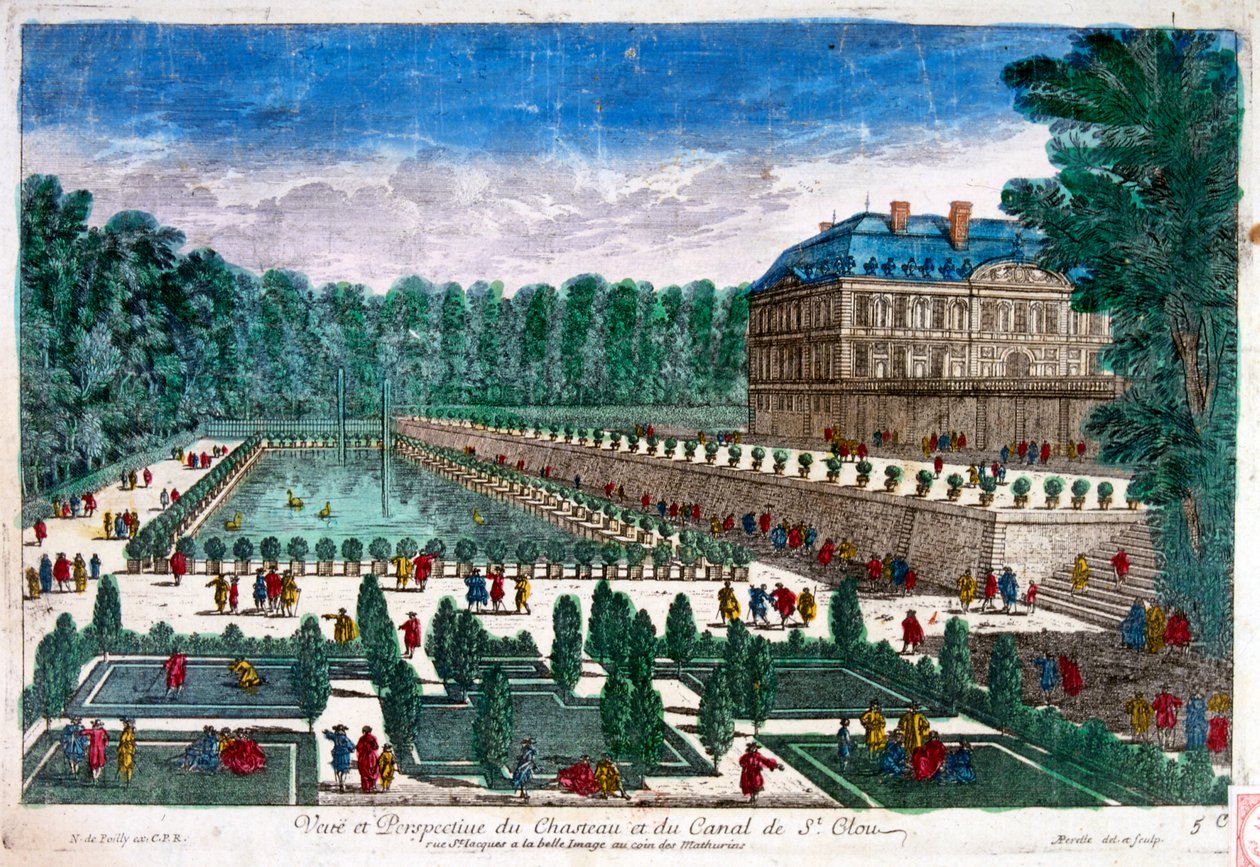 Château de Saint-Cloud by Unbekannter Künstler