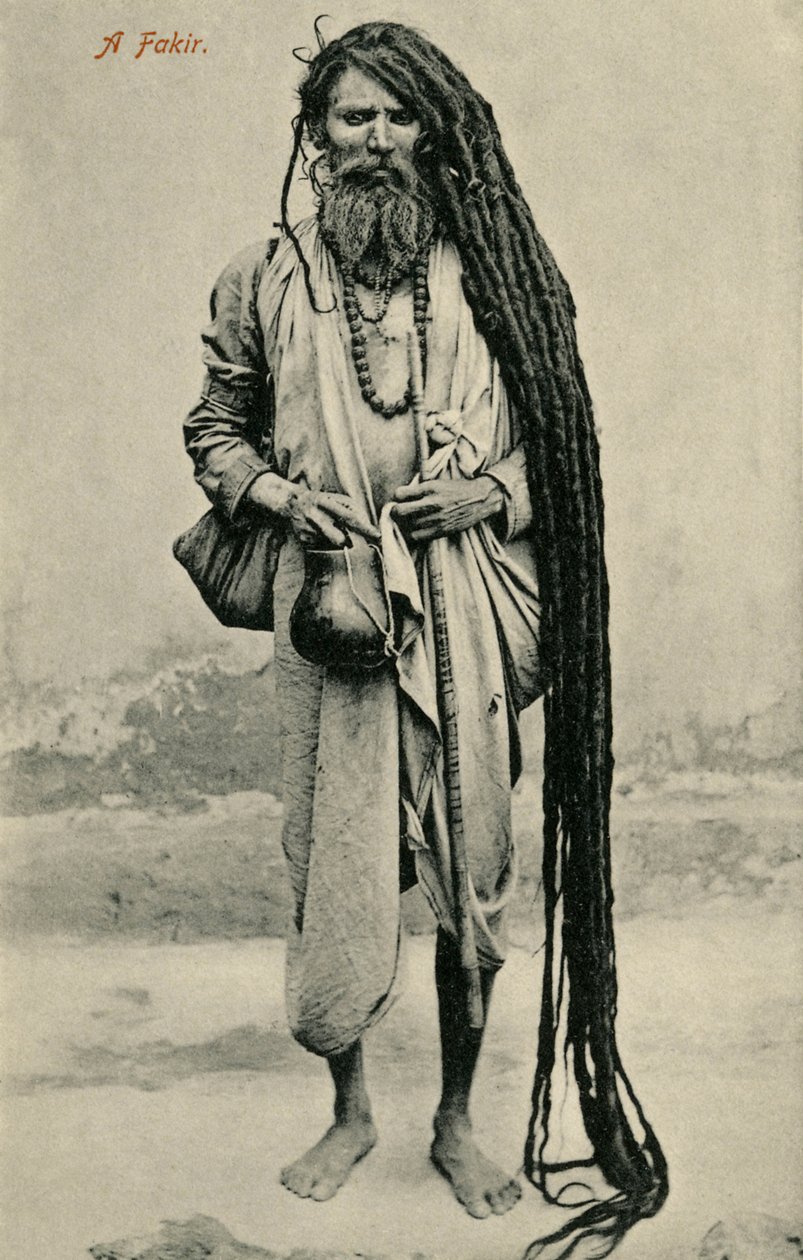 A Muslim Fakir, India by Unbekannter Künstler