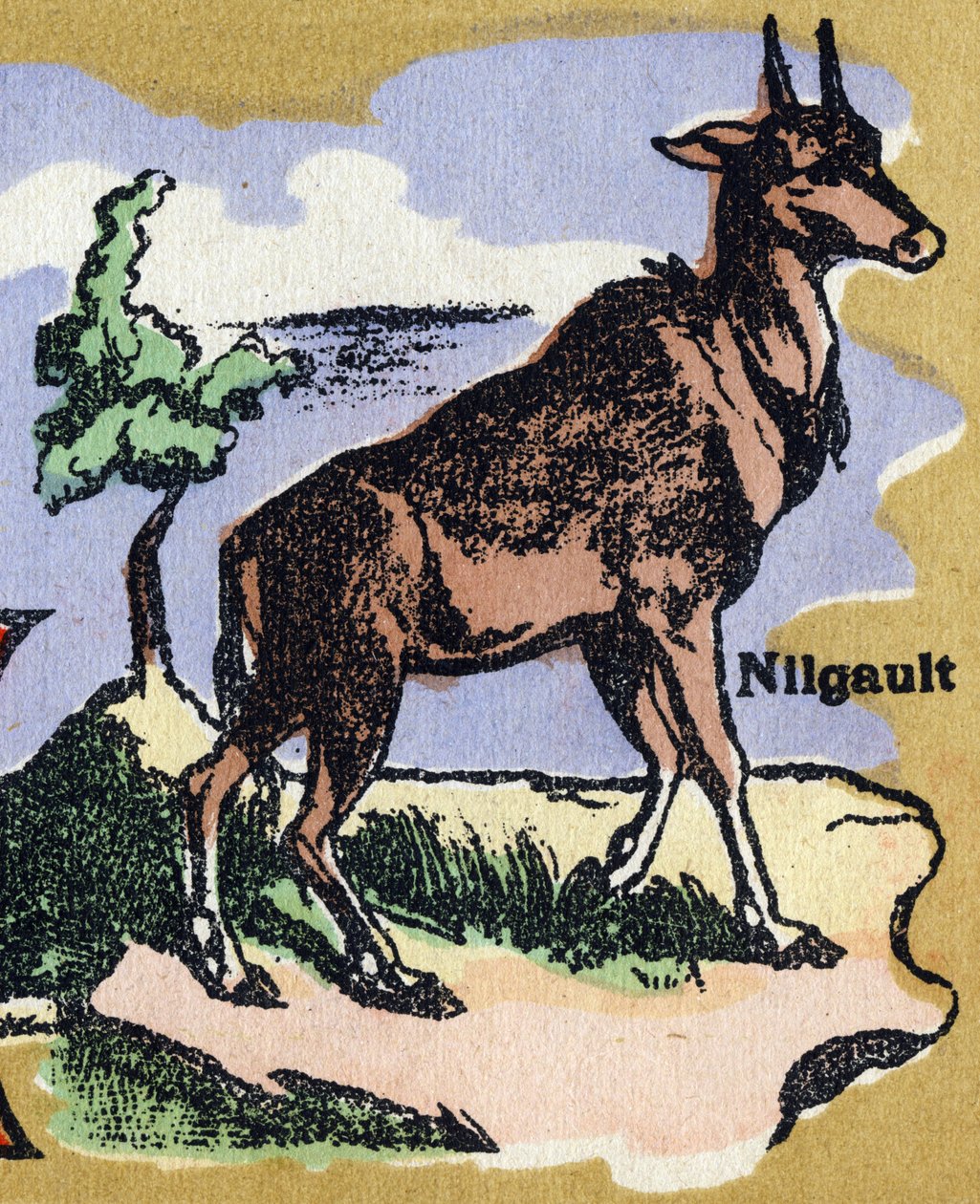 A Nilgault. Illustrated alphabet. Imageries reunited in Jarville-Nancy, beginning of the 20th century by Unbekannt