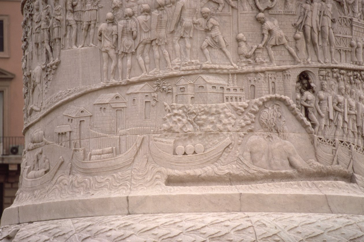 A Roman Harbour and the Construction of a Roman Camp, from Trajan