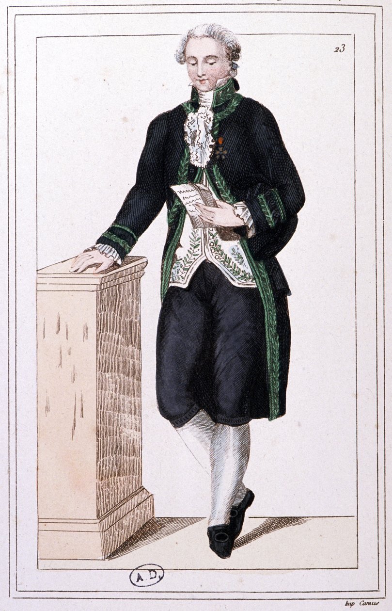 A Member of the Institute During the 1st Empire by Unbekannter Künstler