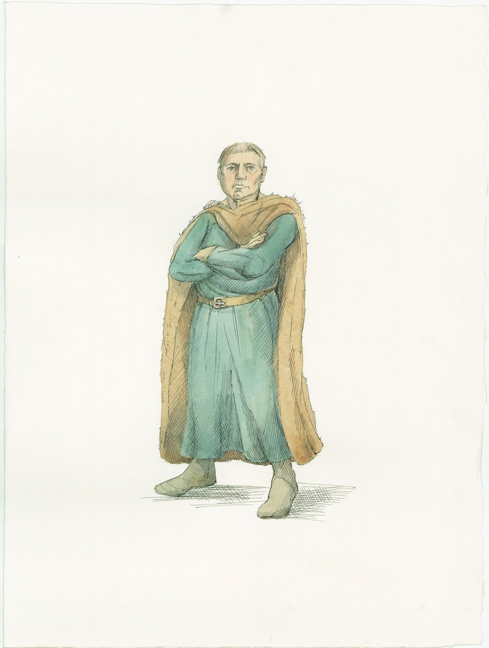 A Reconstruction Illustration Showing Duke William of Normandy circa 1066 by Unbekannter Künstler