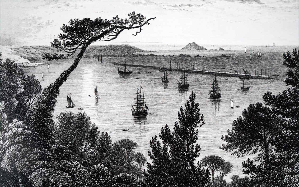 A View of Plymouth Harbour by Unbekannt