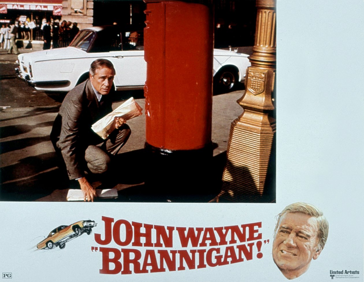 Poster for the film Brannigan with John Wayne 1975 by Unbekannt