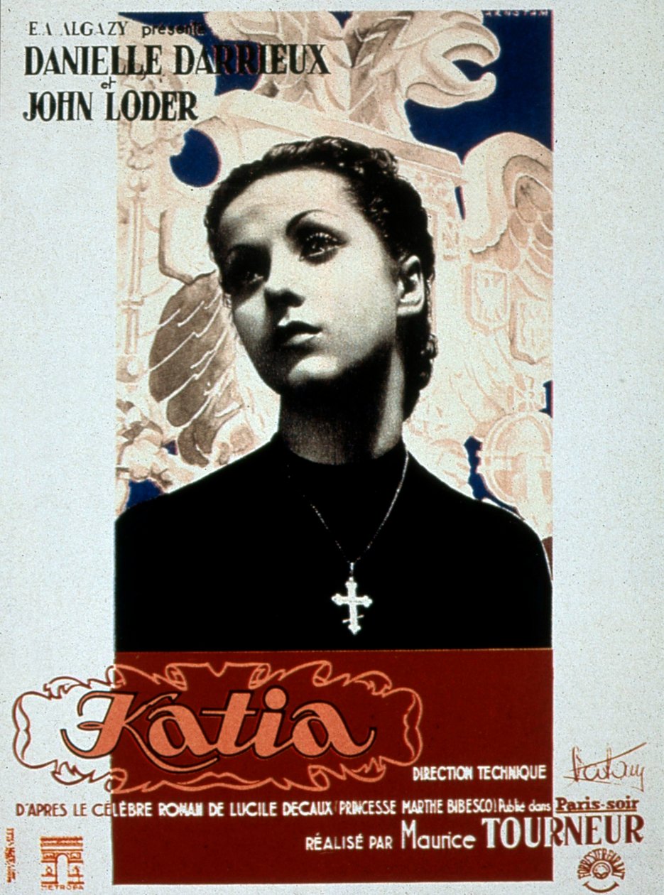 Poster for the movie Katia directed by Maurice Tourneur with Danielle Darrieux 1938 by Unbekannt
