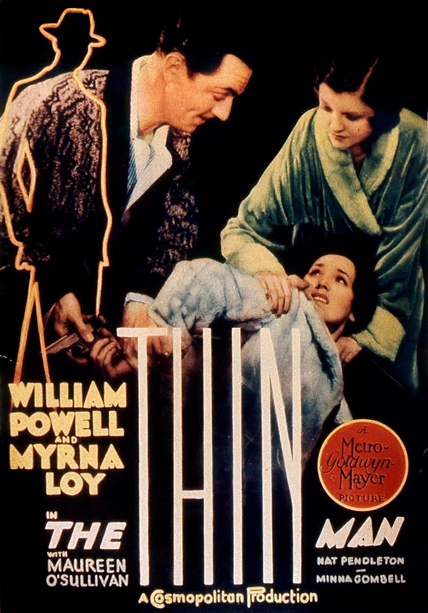 Poster of the film The Thin Man by W.S. Van Dyke 1934 by Unbekannt