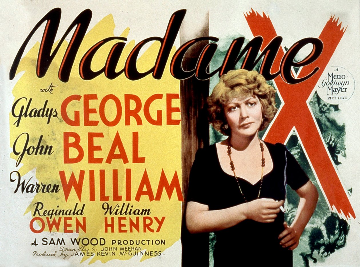 Poster of the film Madame X by Sam Wood 1947 by Unbekannt