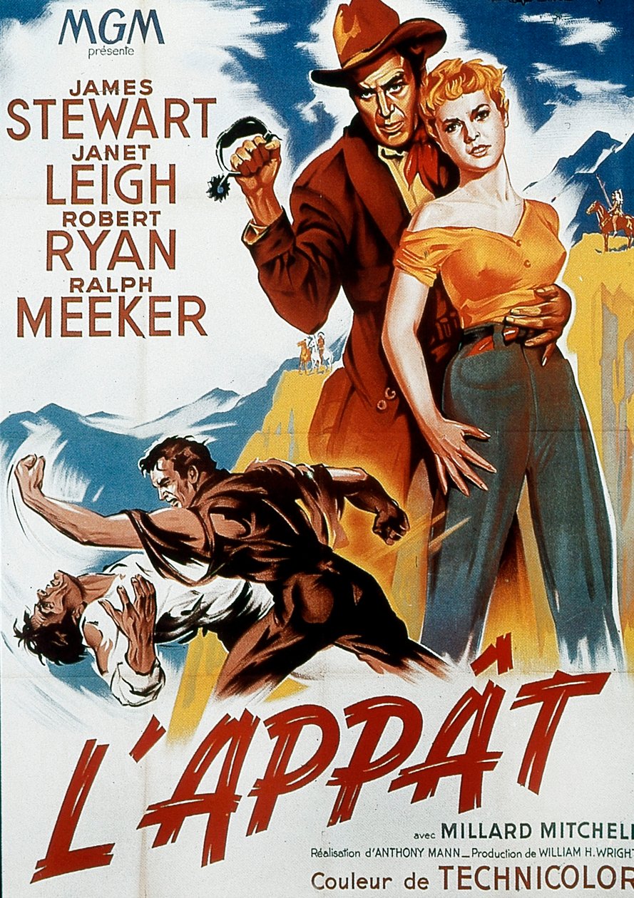Poster of the film The Naked Spur by Anthony Mann 1953 by Unbekannt