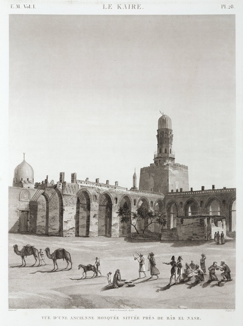 An Ancient Mosque Near Bab el-Nasr, Cairo, Egypt, circa 1798 by Unbekannt