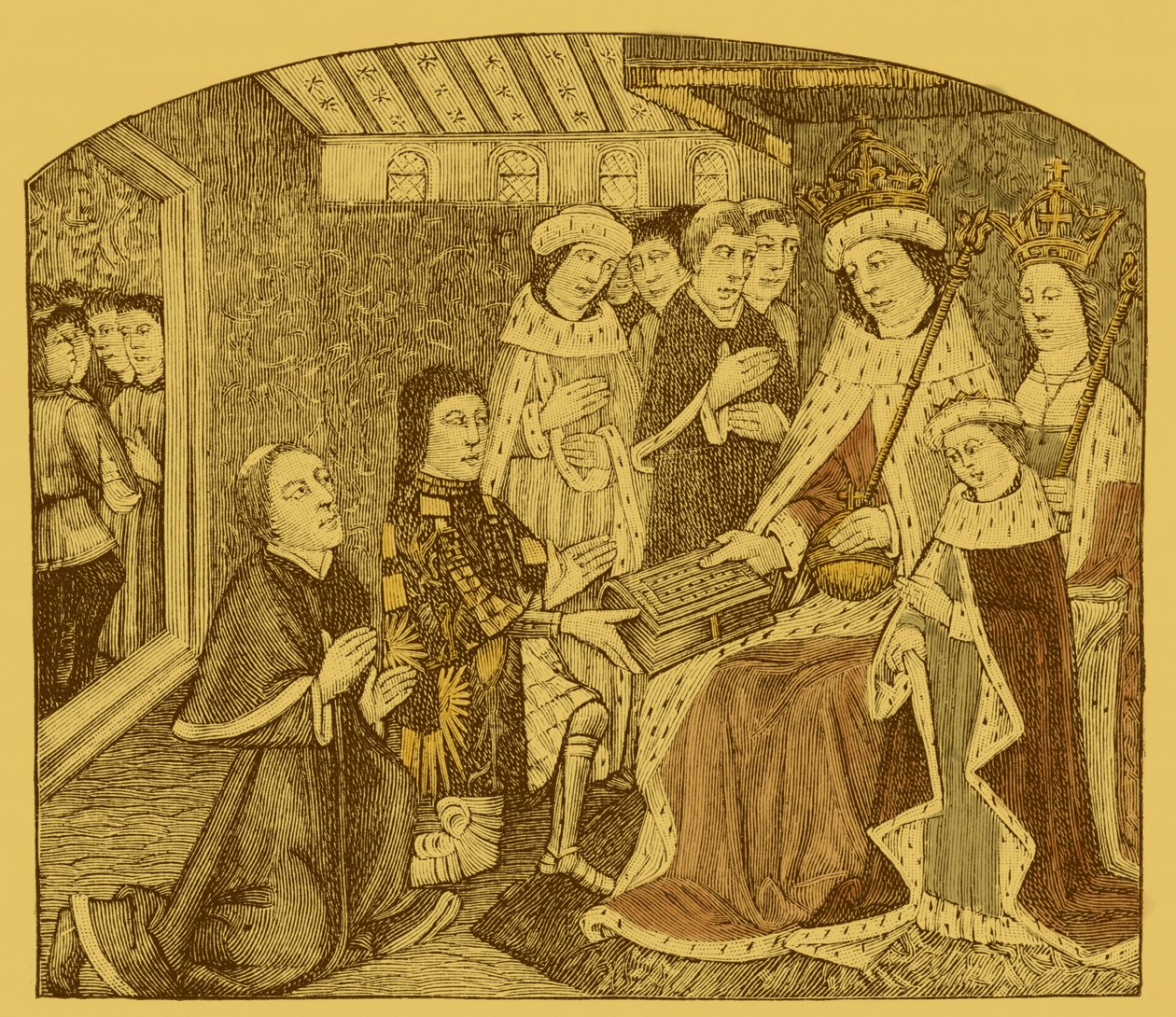 Anthony Woodville Presenting Caxton