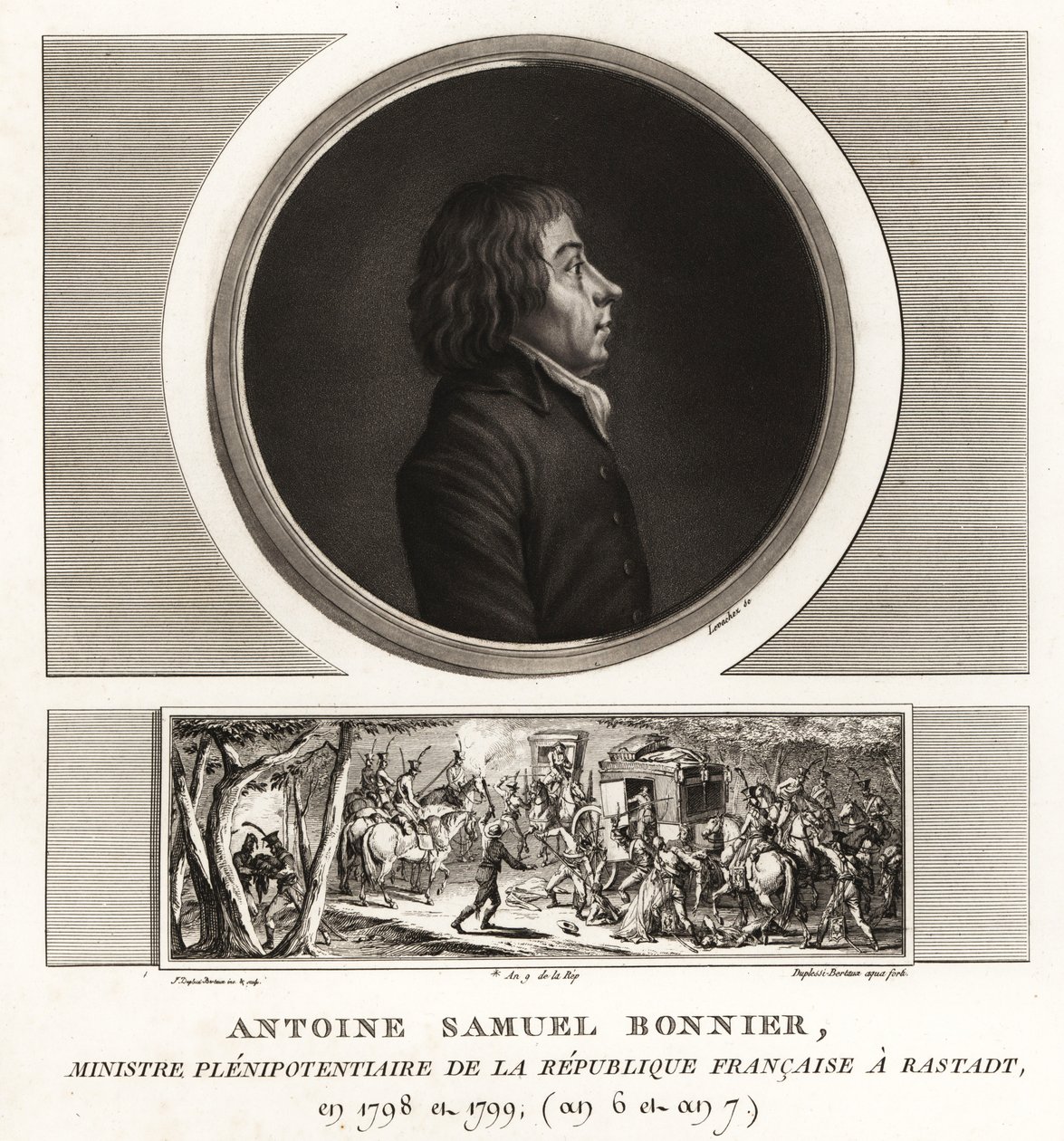 Antoine Samuel Bonnier, Ministre Plenipotentiaire de la Republique Francaise by Unbekannt