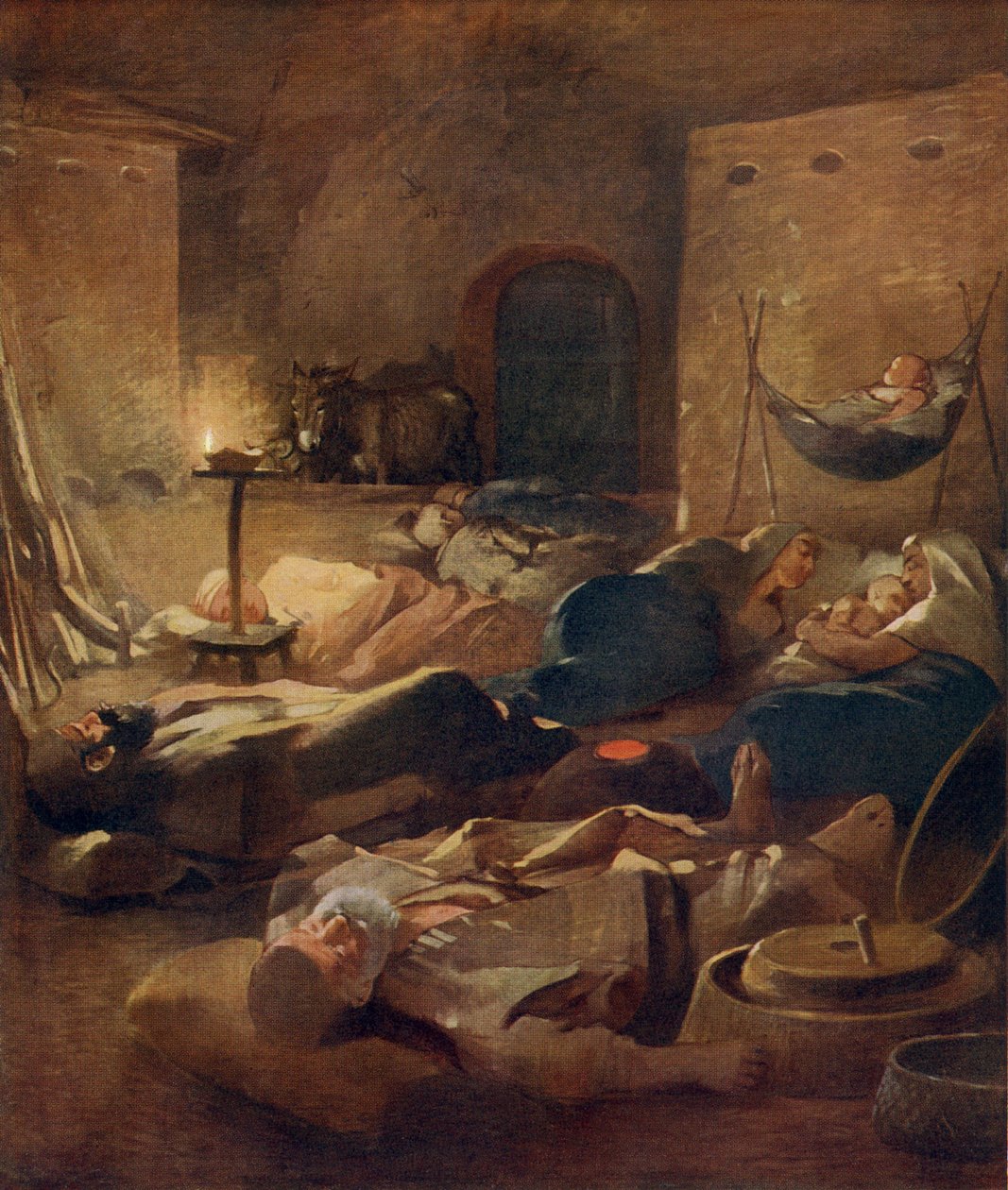 Arab Peasant Household by Unbekannter Künstler