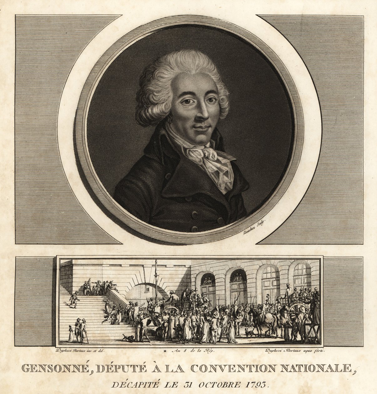 Armand Gensonne (1758-1793), French politician and Deputy of the Convention by Unbekannt