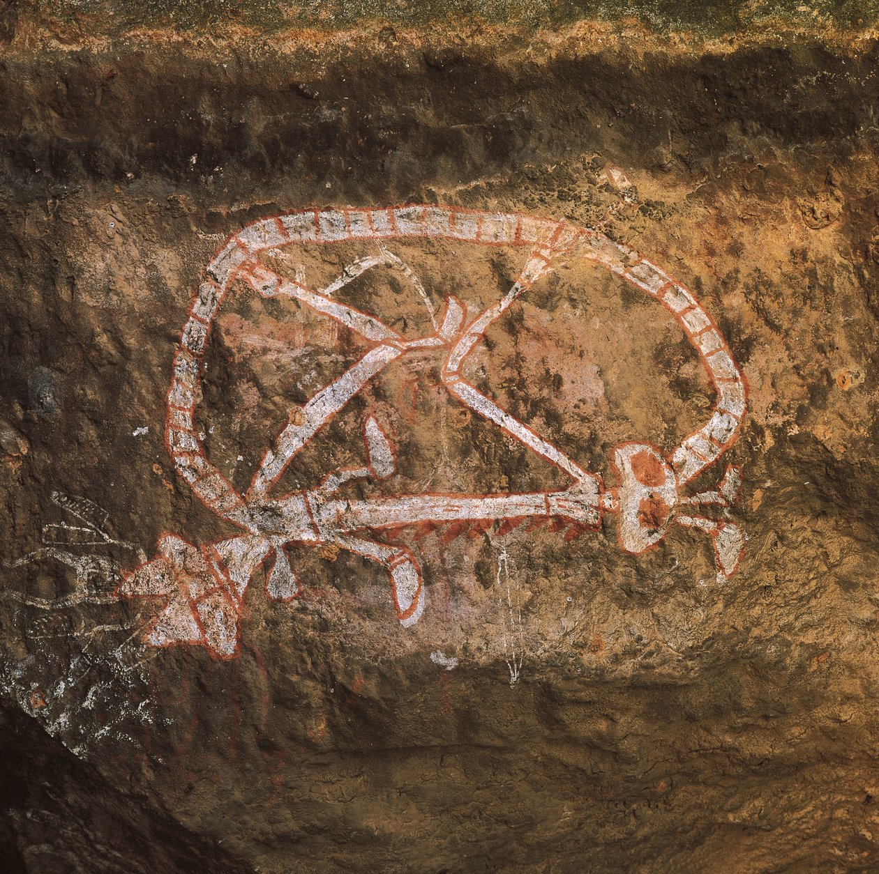 Australia, Northern Territory, Arnhem Land, Kakadu National Park, Nourlangie Rock, aboriginal rock paintings by Benjamin Baud